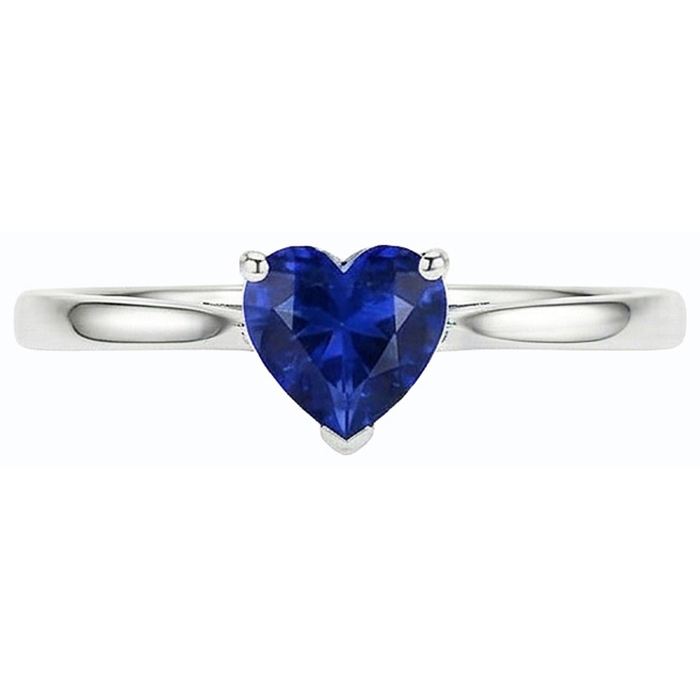echter heart diamant 1Karat ring Seitenansicht