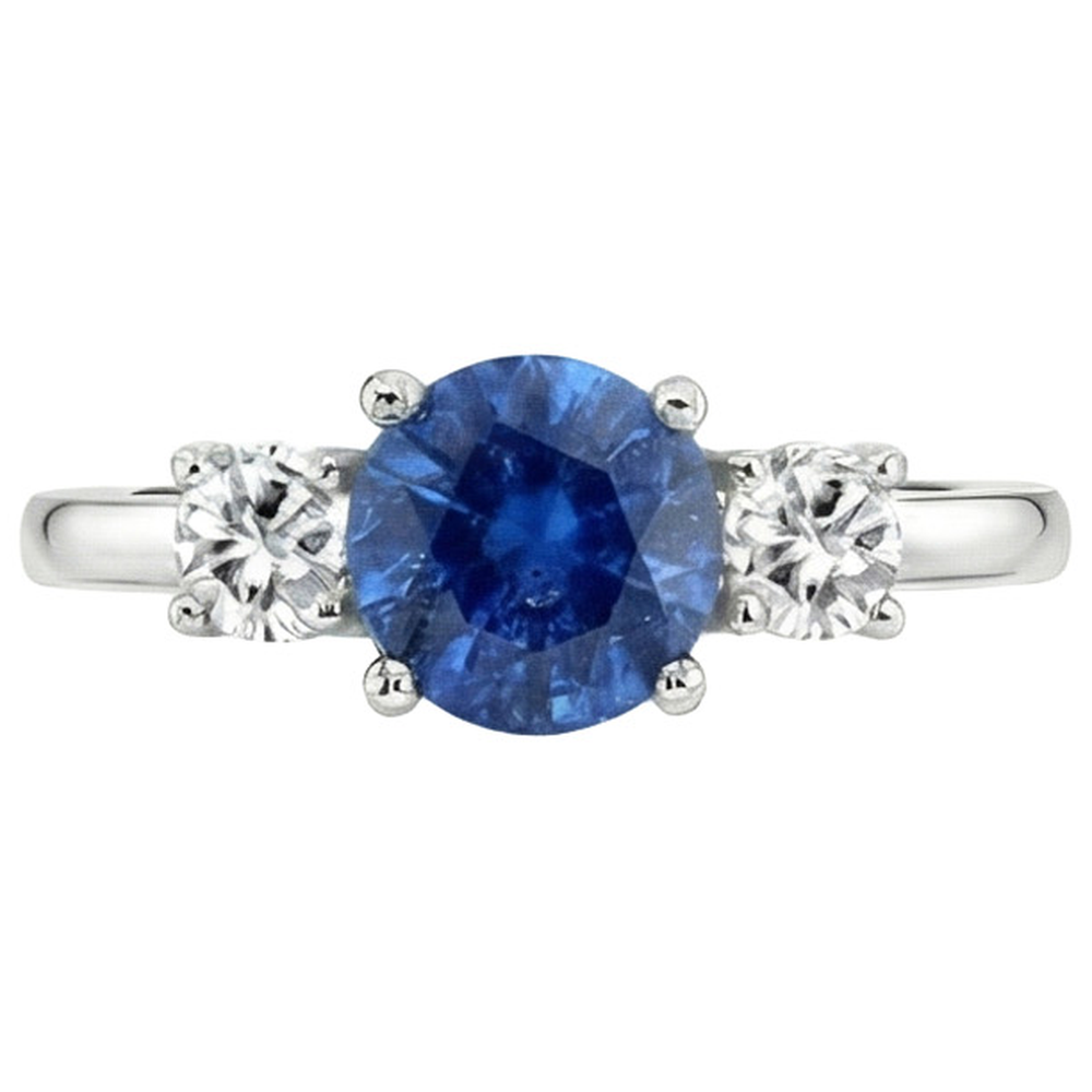 echter round diamant 1.75Karat ring Detailansicht