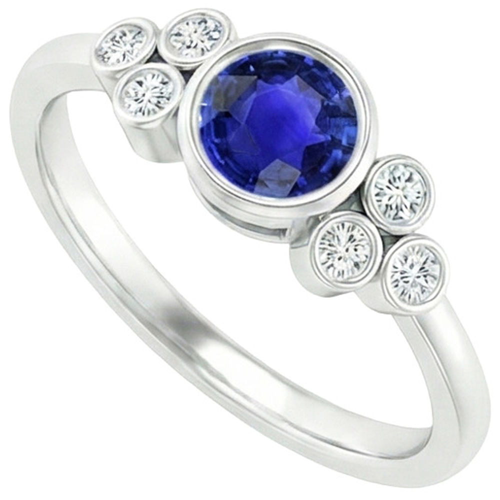 echter round diamant 1.75Karat ring Detailansicht