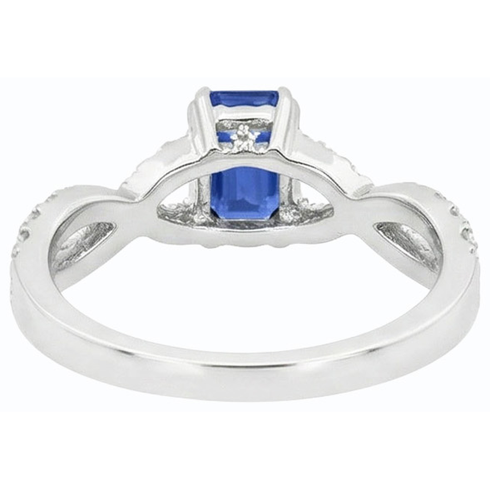echter round diamant 3Karat ring Draufsicht