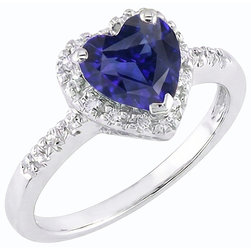 echter heart diamant 3.50Karat ring Seitenansicht