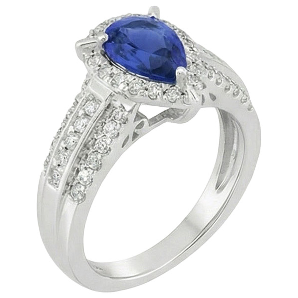 echter round diamant 5Karat ring Seitenansicht