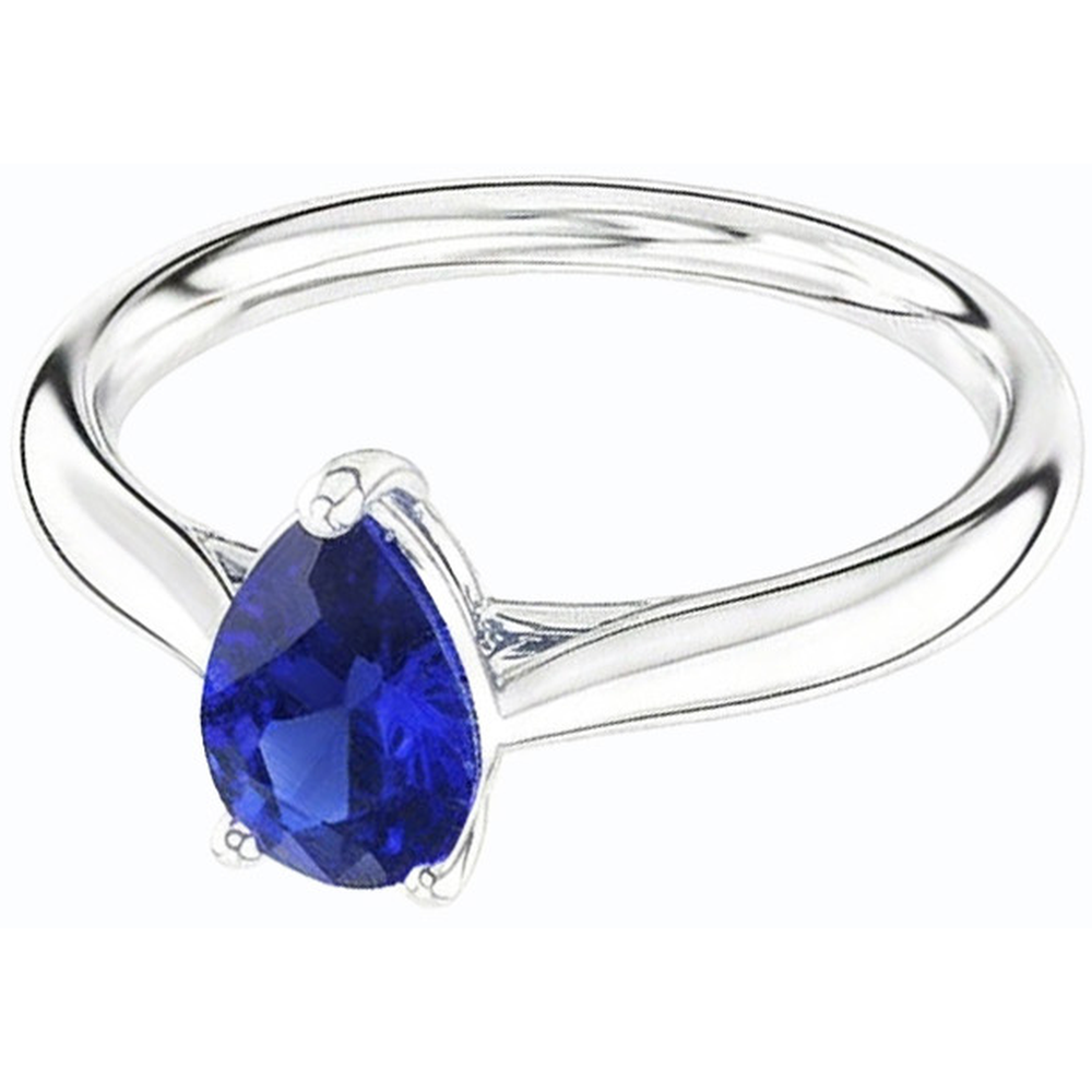 echter round diamant 1.50Karat ring Draufsicht
