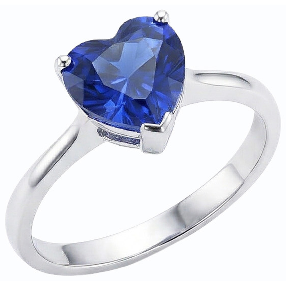 echter heart diamant 2.50Karat ring Seitenansicht