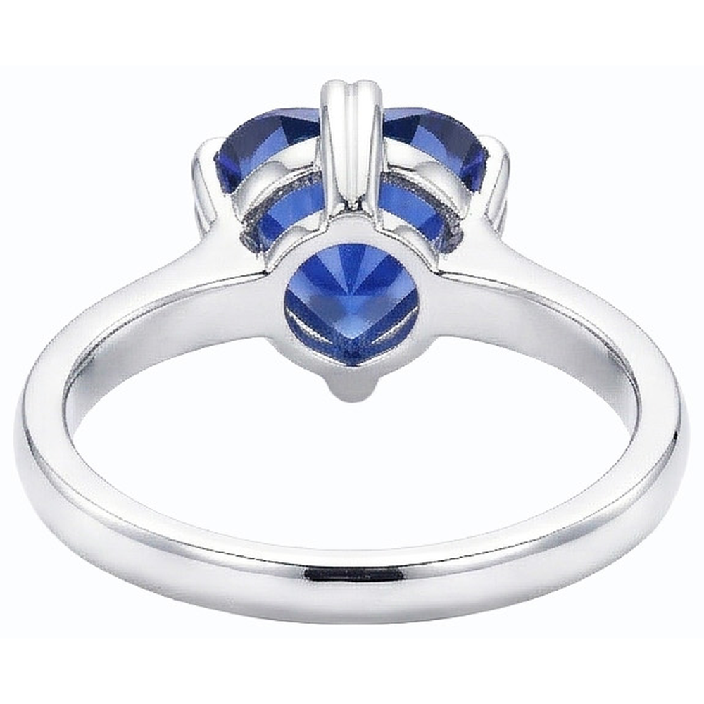 echter heart diamant 2.50Karat ring Draufsicht