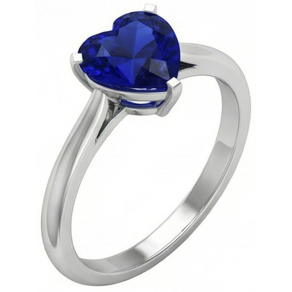 echter round diamant 2Karat ring Vorderansicht