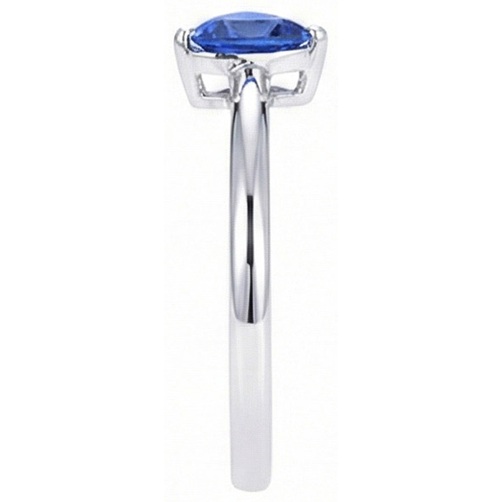echter trillion diamant 0.50Karat ring Profilansicht