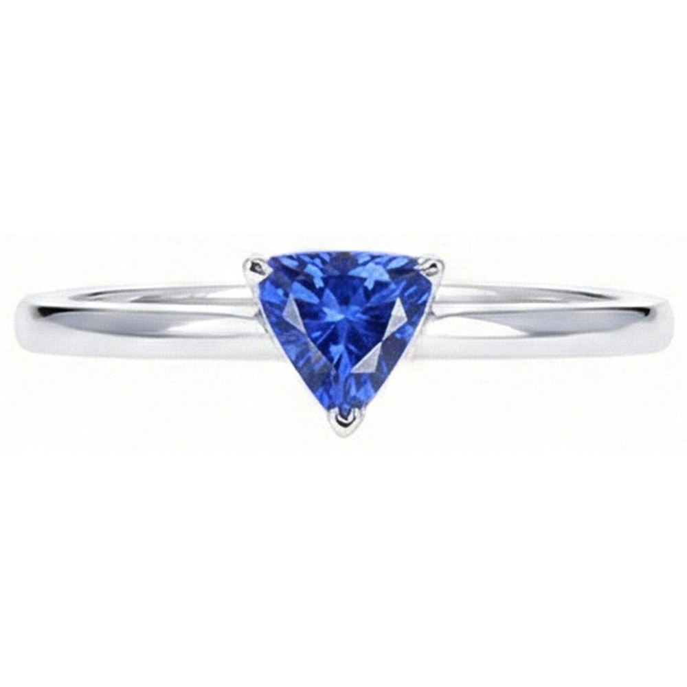 echter trillion diamant 0.50Karat ring auf Weiß
