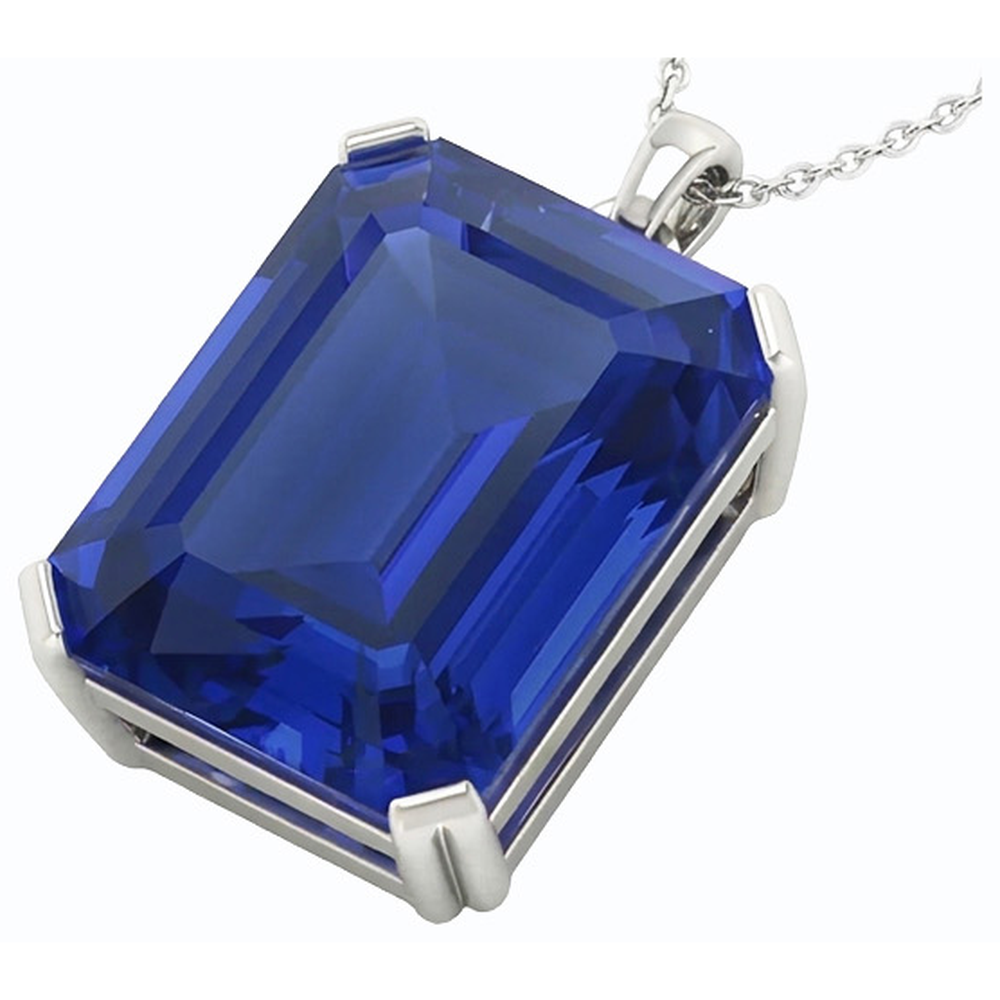 echter round diamant 5.50Karat anhänger Seitenansicht