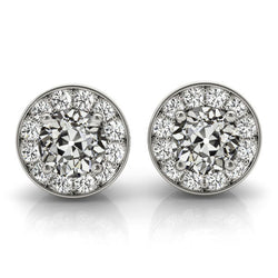Luxuriöser Antik-Kissen-Schliff Diamant Ohrhänger – 6,25 Karat