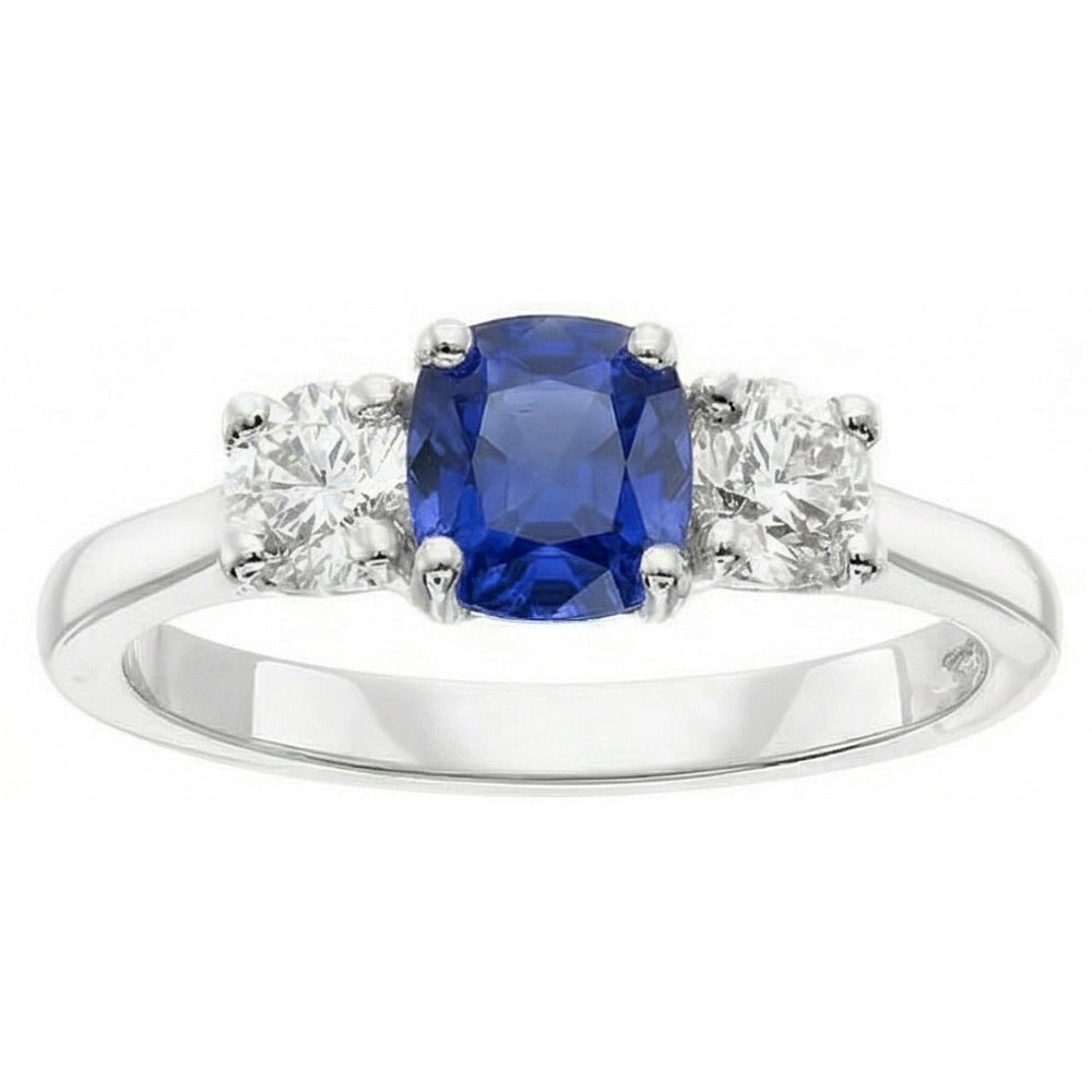 echter round diamant 2Karat ring Draufsicht