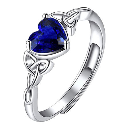 Handgemachter Kornblumenblauer Saphir Schmuckstein-Ring 1,50 Karat – Hauptansicht