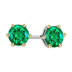 GIA-Zertifiziert Smaragd Gemstone Earring 1,50 Karat