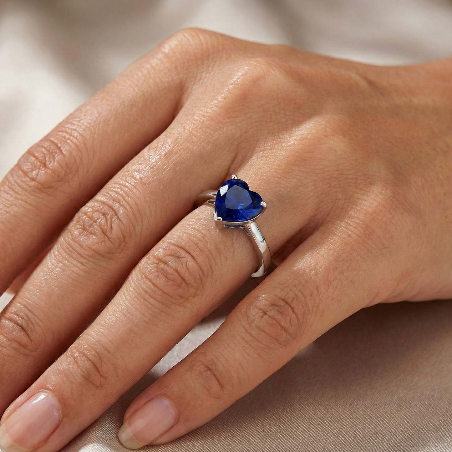 echter round diamant 2Karat ring mit Diamantbesatz