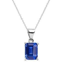 Blauer Saphir Edelstein-Anhänger 2,50 Karat F/VS1 – 14 Karat