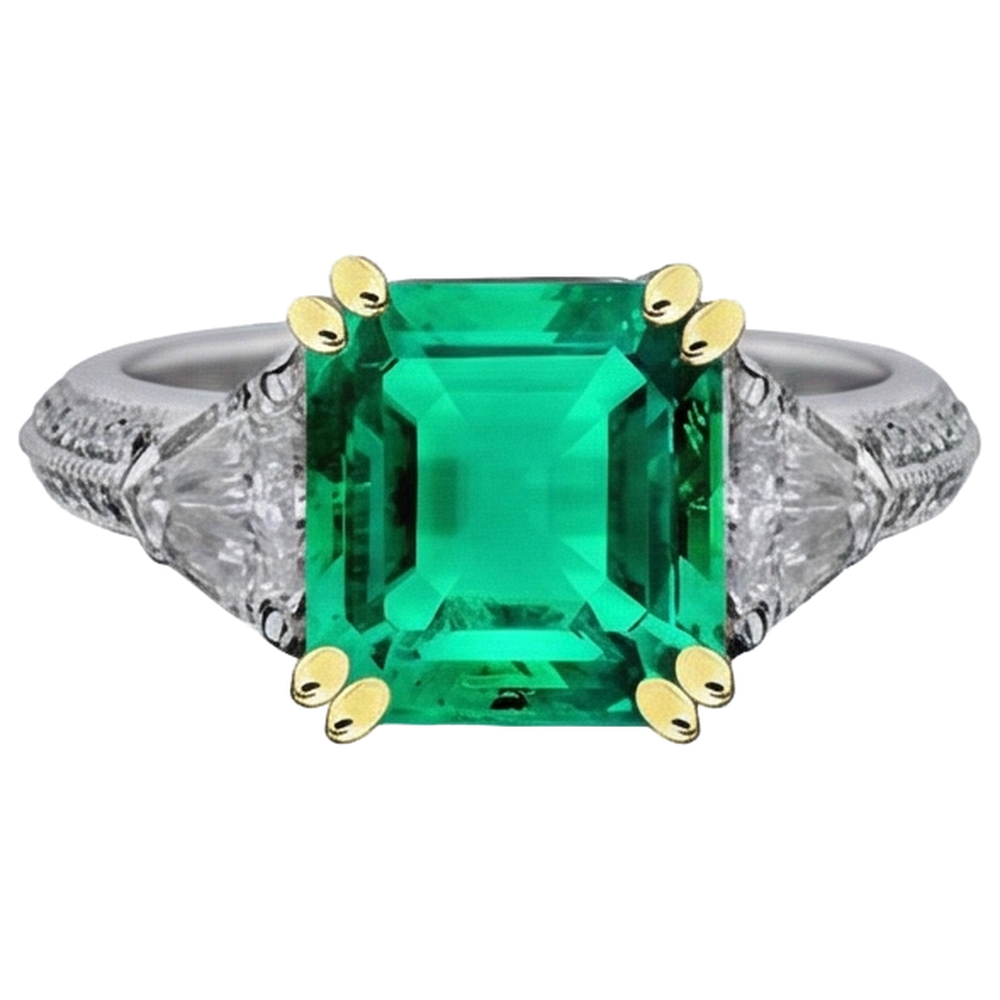 Designer Schmuckstein-Ring 3,50 Karat – Frontansicht