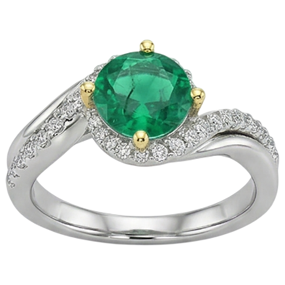 Brillanter Schmuckstein-Ring 2,50 Karat – Seitenansicht