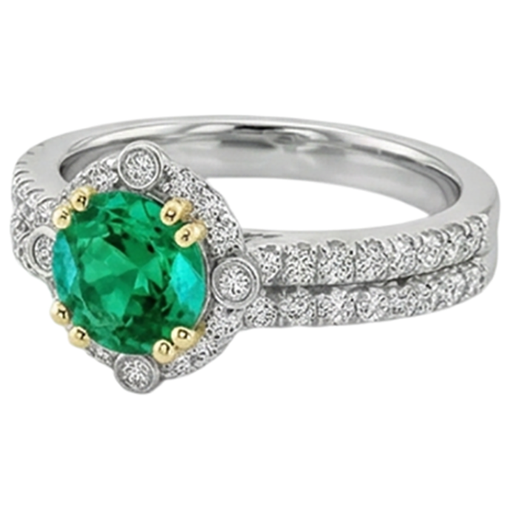 Brillanter Edelstein-Ring 2,50 Karat – Seitenansicht