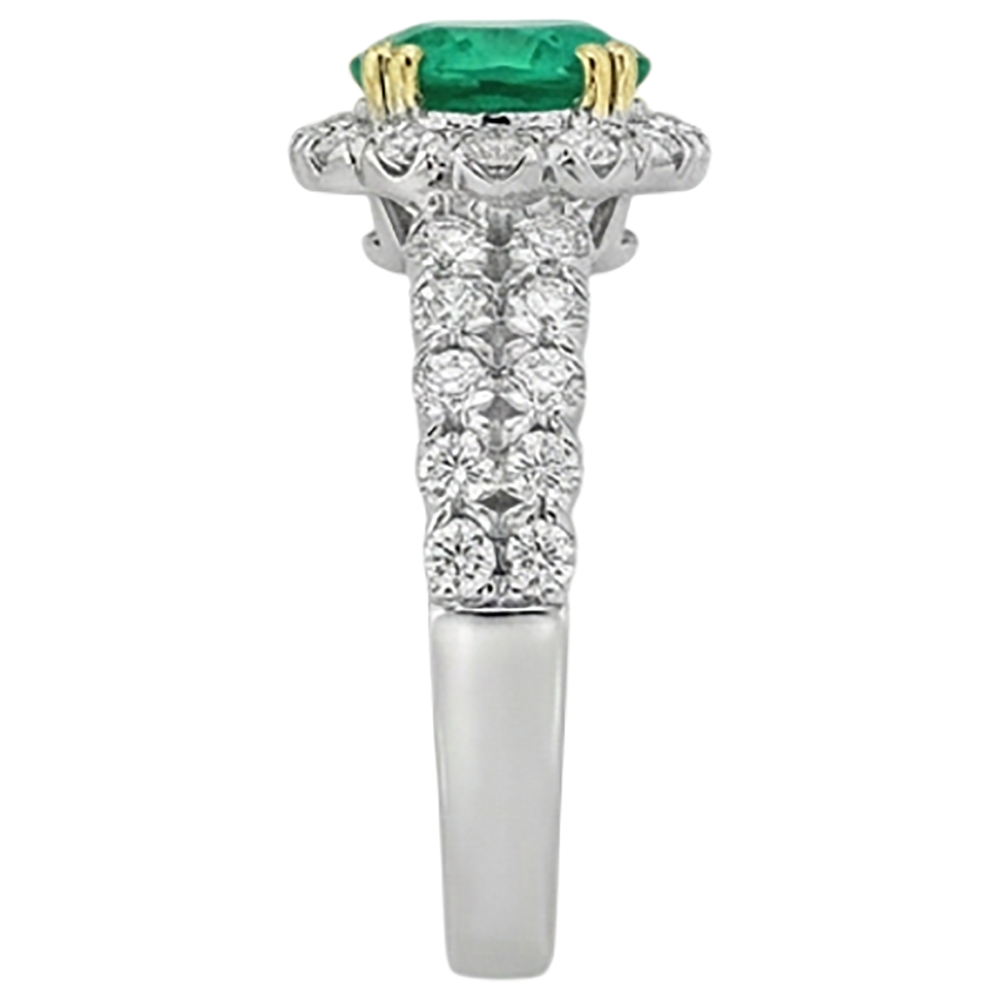 Brillanter Schmuckstein-Ring 3 Karat – Rückansicht