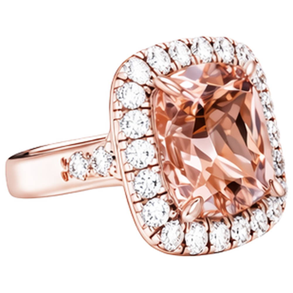 echter round diamant 12.50Karat ring auf Weiß