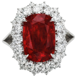 Echter Rubin Ring 7.25 Karat