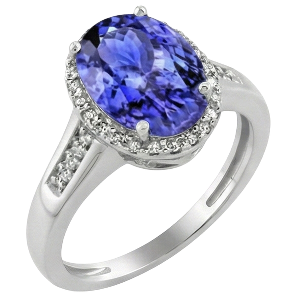 echter oval diamant 5.75Karat ring Detailansicht