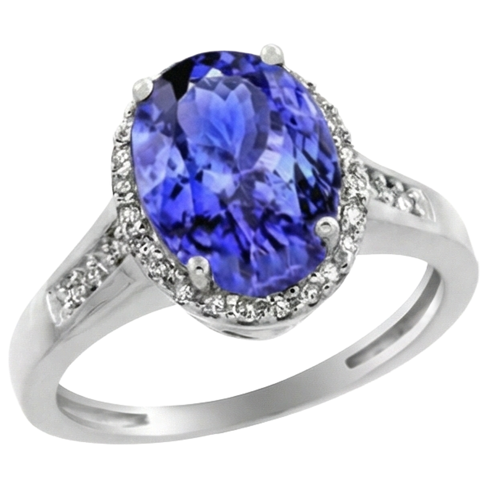 echter oval diamant 5.75Karat ring Draufsicht