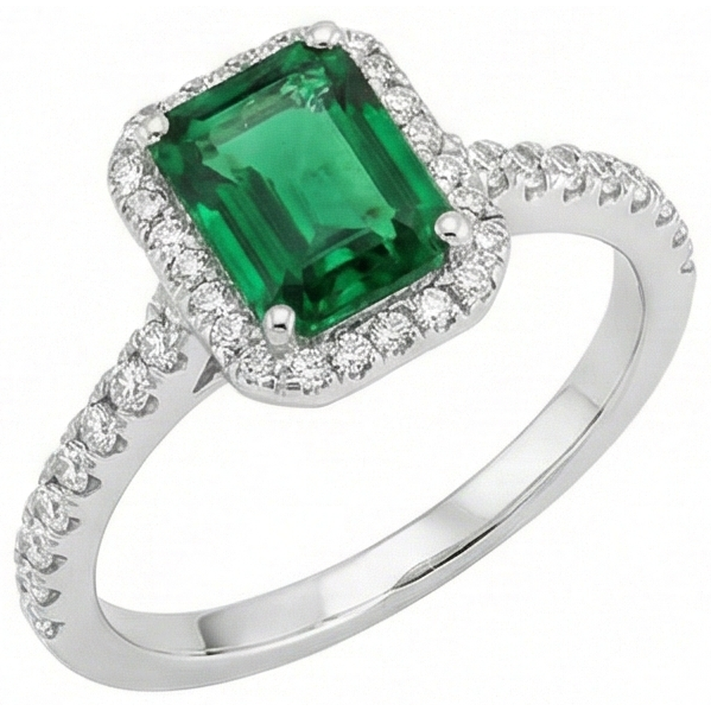 echter round diamant 10.00Karat ring Detailansicht