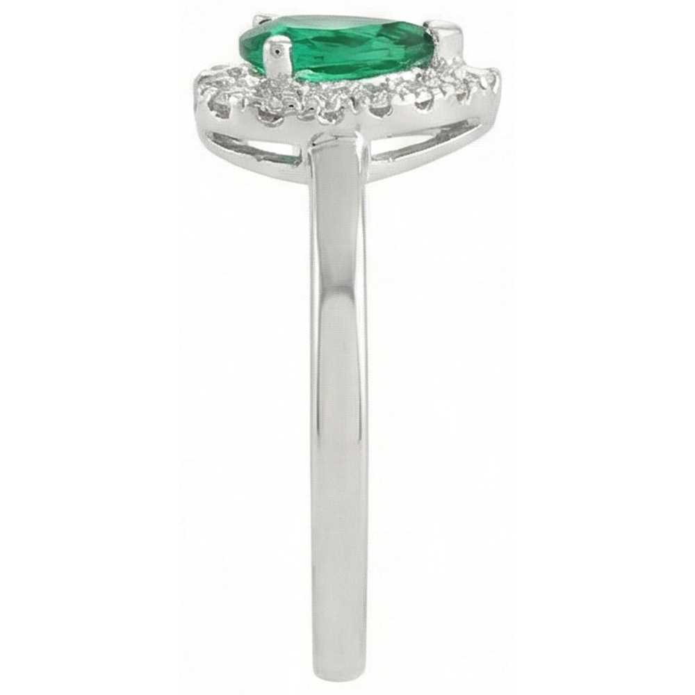 echter round diamant 4.50Karat ring Draufsicht