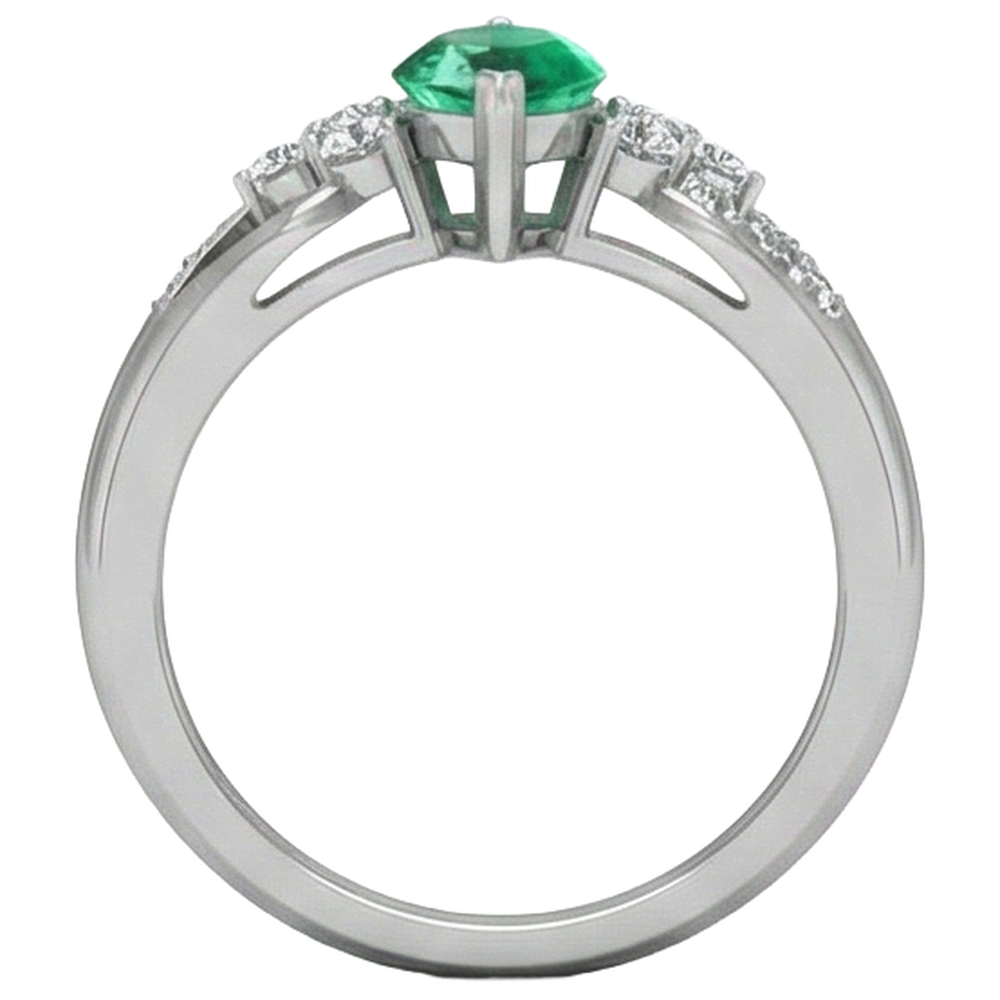 echter marquise diamant 2.75Karat ring mit Diamantbesatz