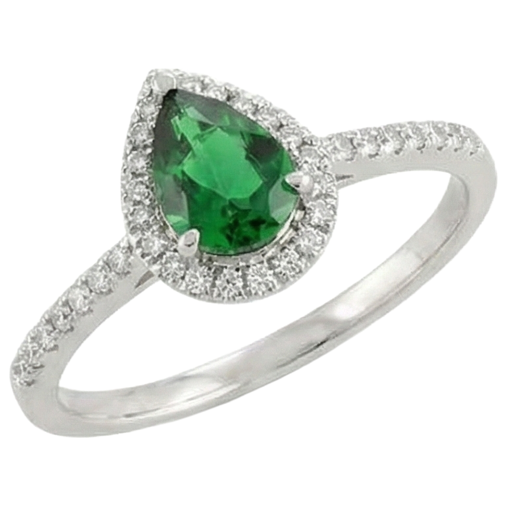 echter round diamant 5.70Karat ring Seitenansicht