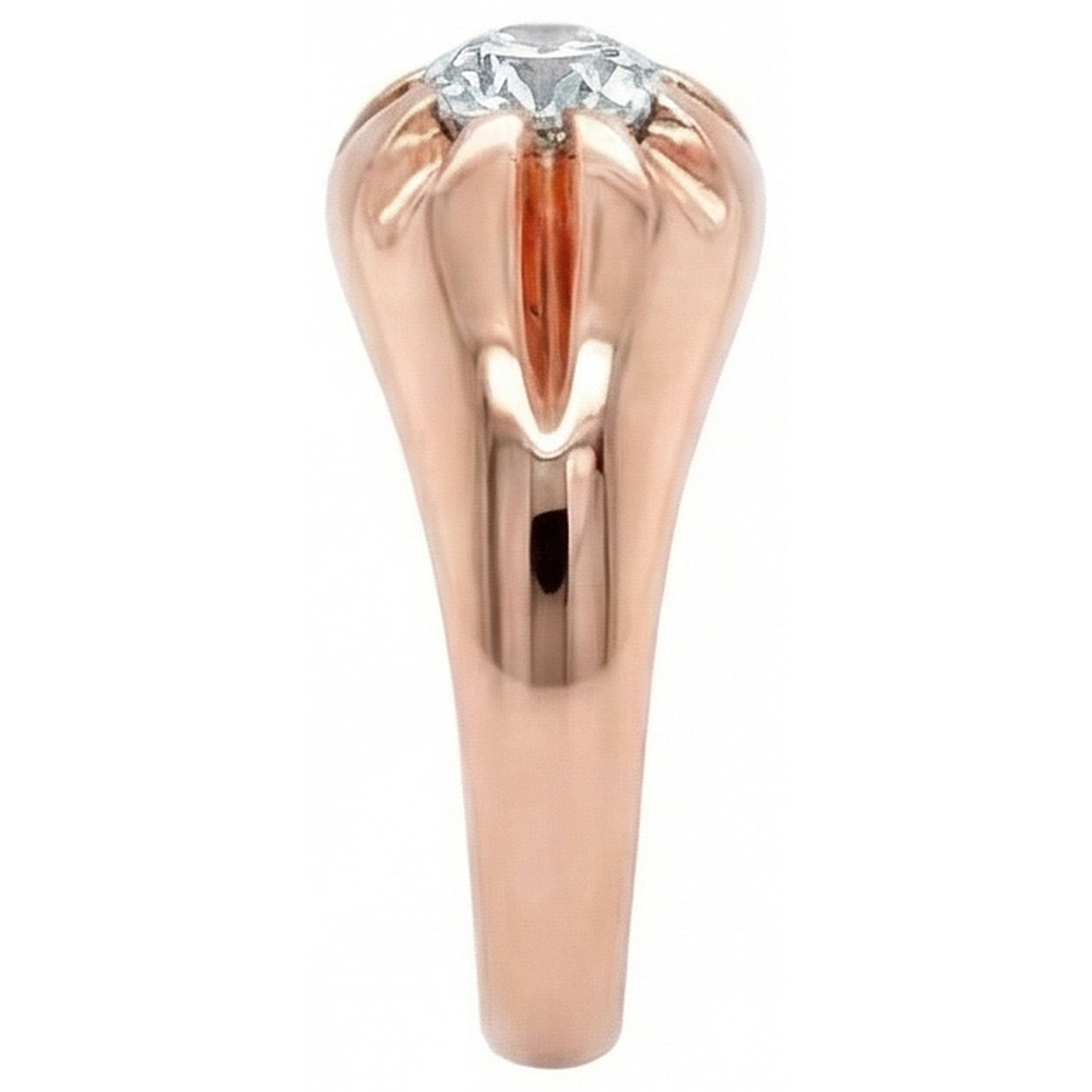 echter round diamant 1Karat ring Detailansicht