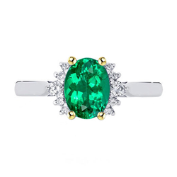 Brillanter GIA-Geprüft Smaragd Edelstein-Ring – 2,50 Karat