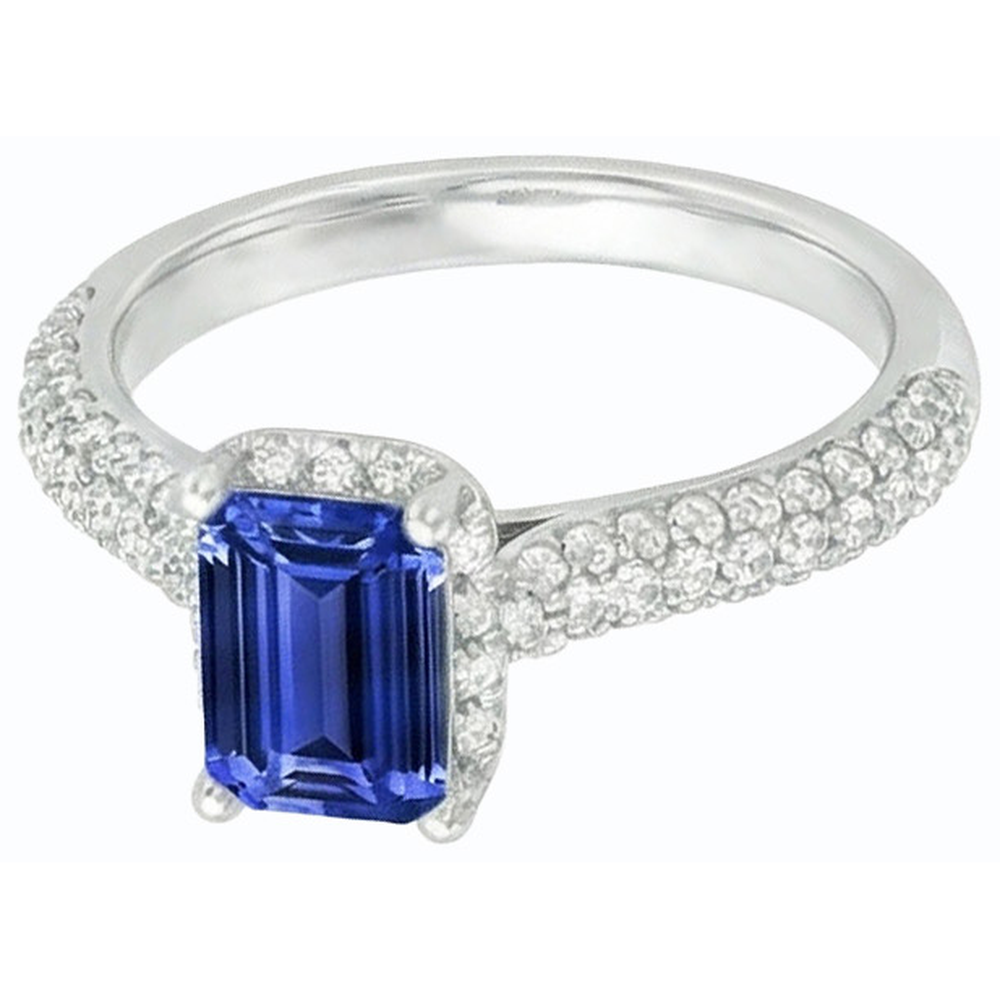 echter round diamant 3.50Karat ring Detailansicht