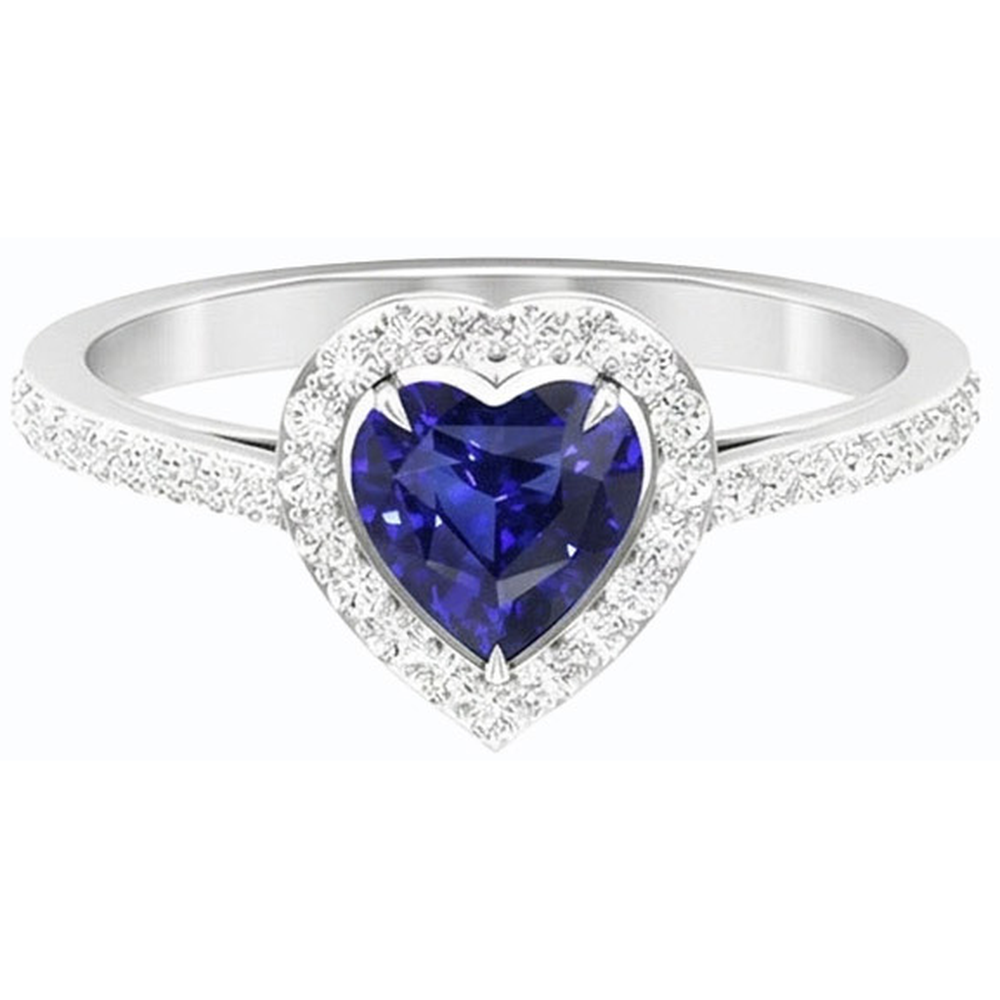 echter heart saphir 2.50Karat ring Detailansicht