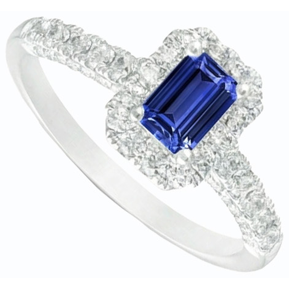 echter round diamant 3.50Karat ring Profilansicht