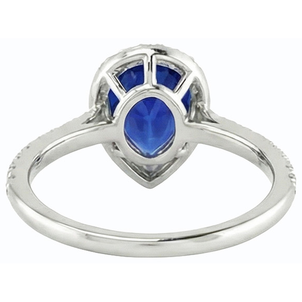 echter round diamant 4Karat ring Detailansicht