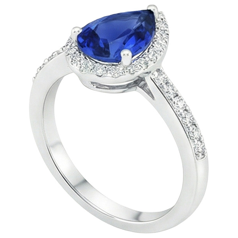 echter round diamant 5.50Karat ring Draufsicht