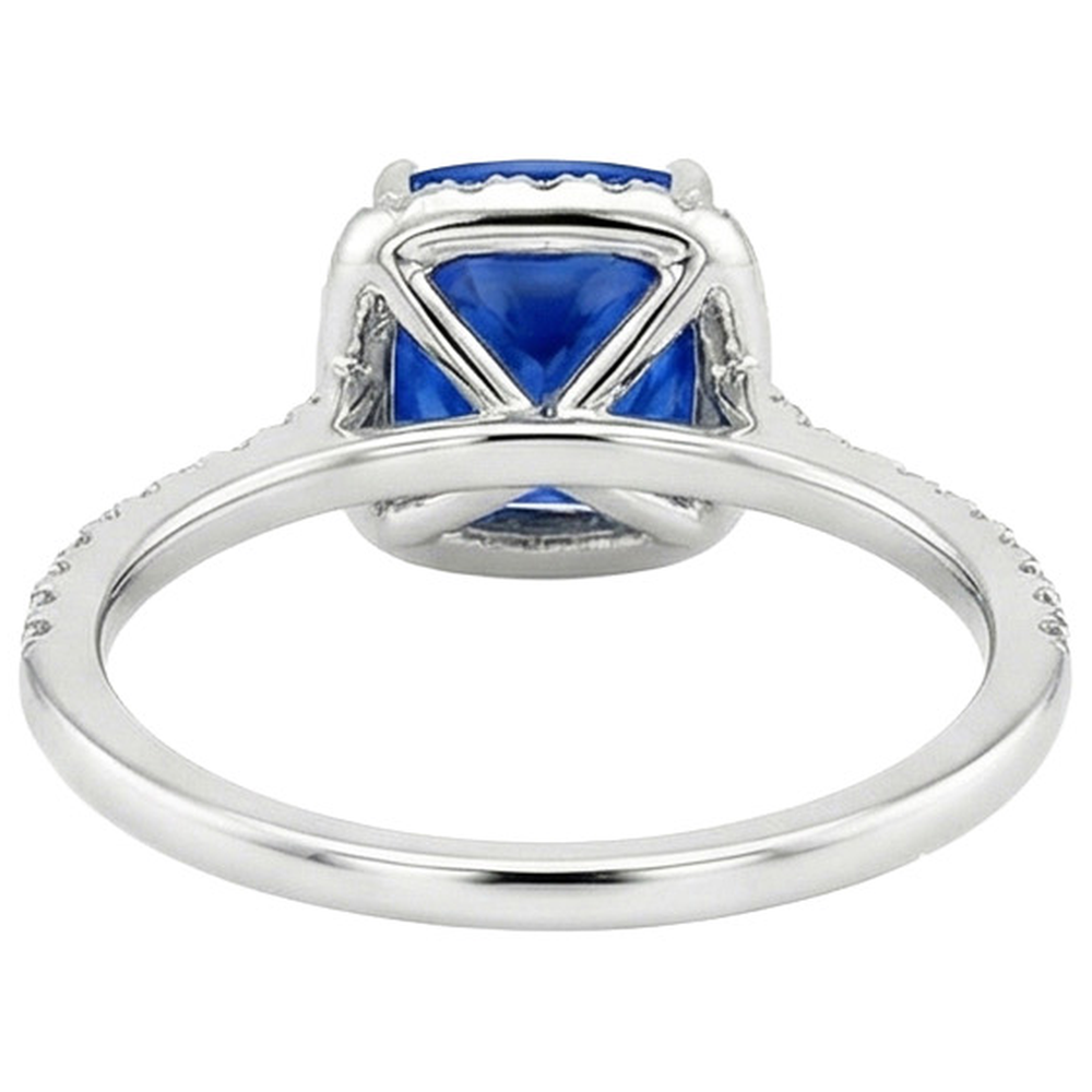 echter round diamant 3.25Karat ring Detailansicht