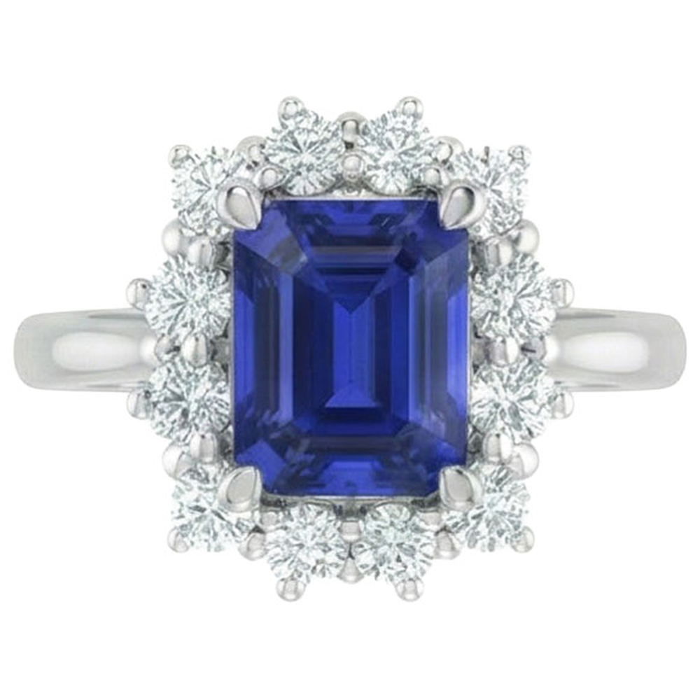 echter round diamant 8.20Karat ring Vorderansicht