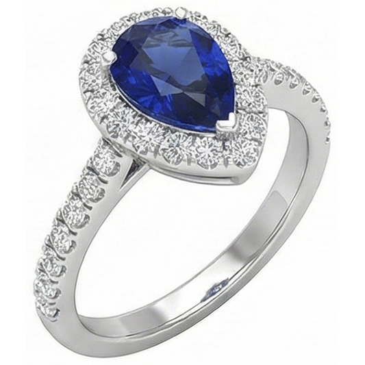 echter round diamant 2.75Karat ring Vorderansicht