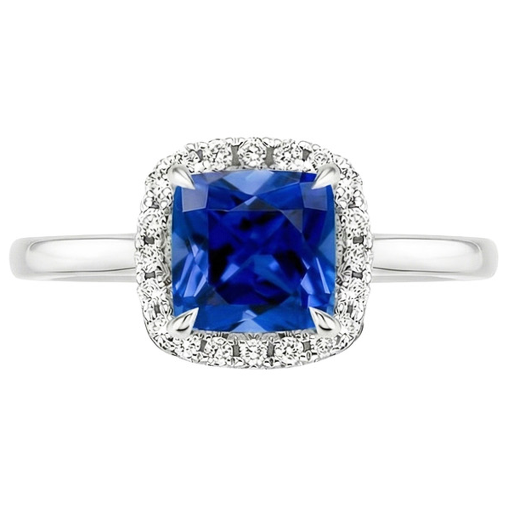 echter round diamant 2.75Karat ring Profilansicht