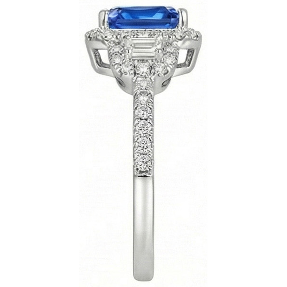 echter round diamant 4.50Karat ring mit Diamantbesatz