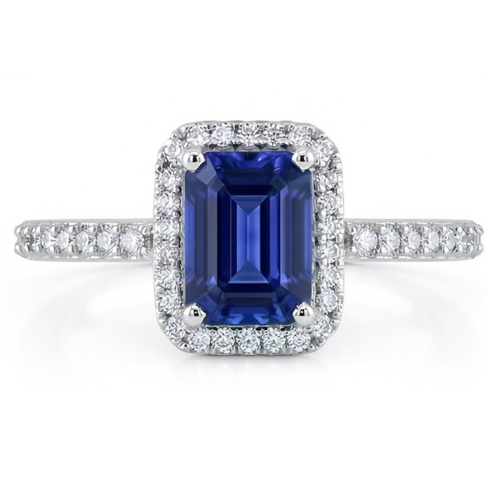 echter round diamant 3Karat ring Detailansicht