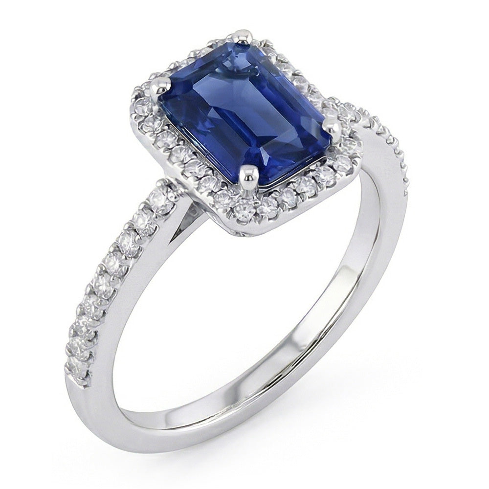 echter round diamant 3Karat ring Draufsicht
