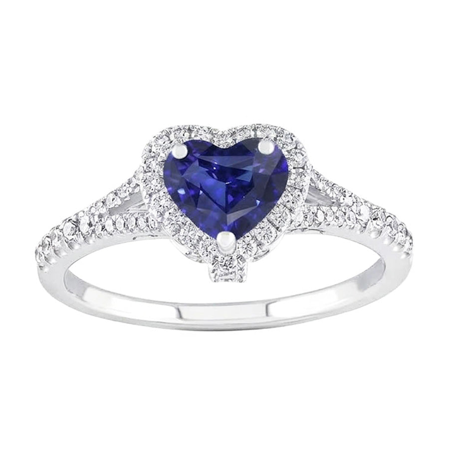 echter heart diamant 3.50Karat ring Detailansicht