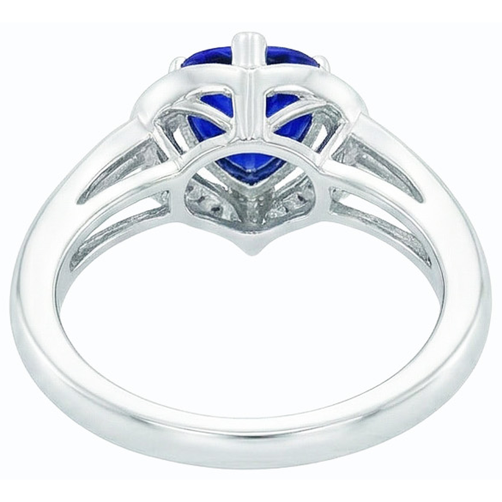 echter heart diamant 1.50Karat ring Seitenansicht
