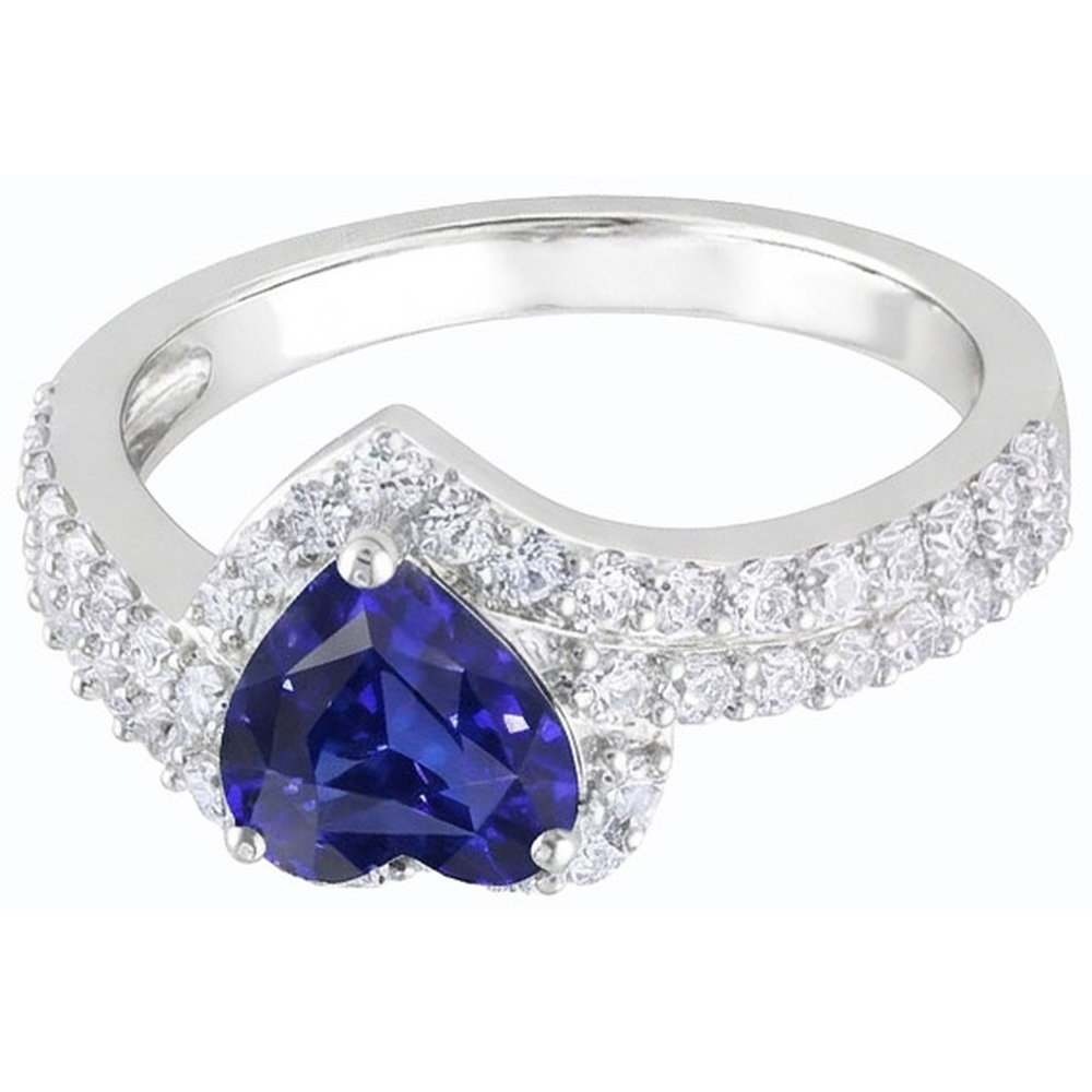 echter round diamant 4Karat ring Profilansicht