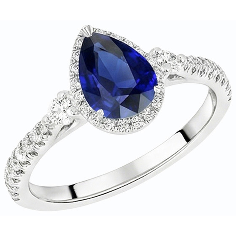 echter round diamant 5Karat ring Detailansicht