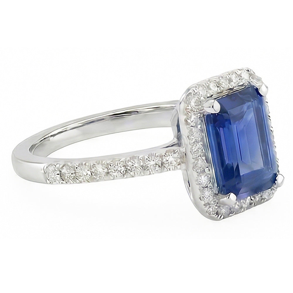 echter round diamant 3Karat ring Detailansicht